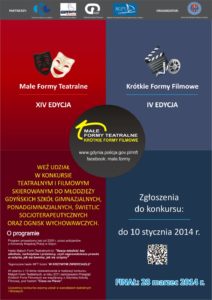 Konkurs „Małych form teatralnych” oraz „Krótkich form filmowych”