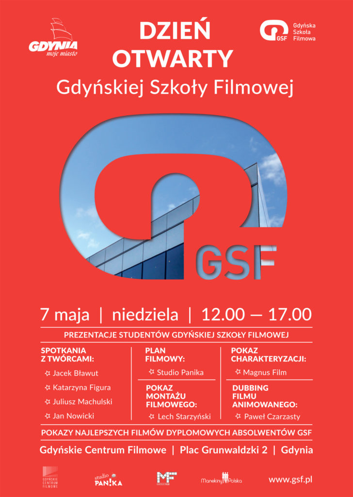 Już 7 maja Dzień Otwarty Gdyńskiej Szkoły Filmowej!