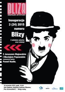 PREMIERA 24 Blizy. Majewski, Popowski i Huelle o „Przyszłości kina” – 16 września, środa, godz. 18:30, Gdyńskie Centrum Filmowe, Sala Goplana, pl. Grunwaldzki 2