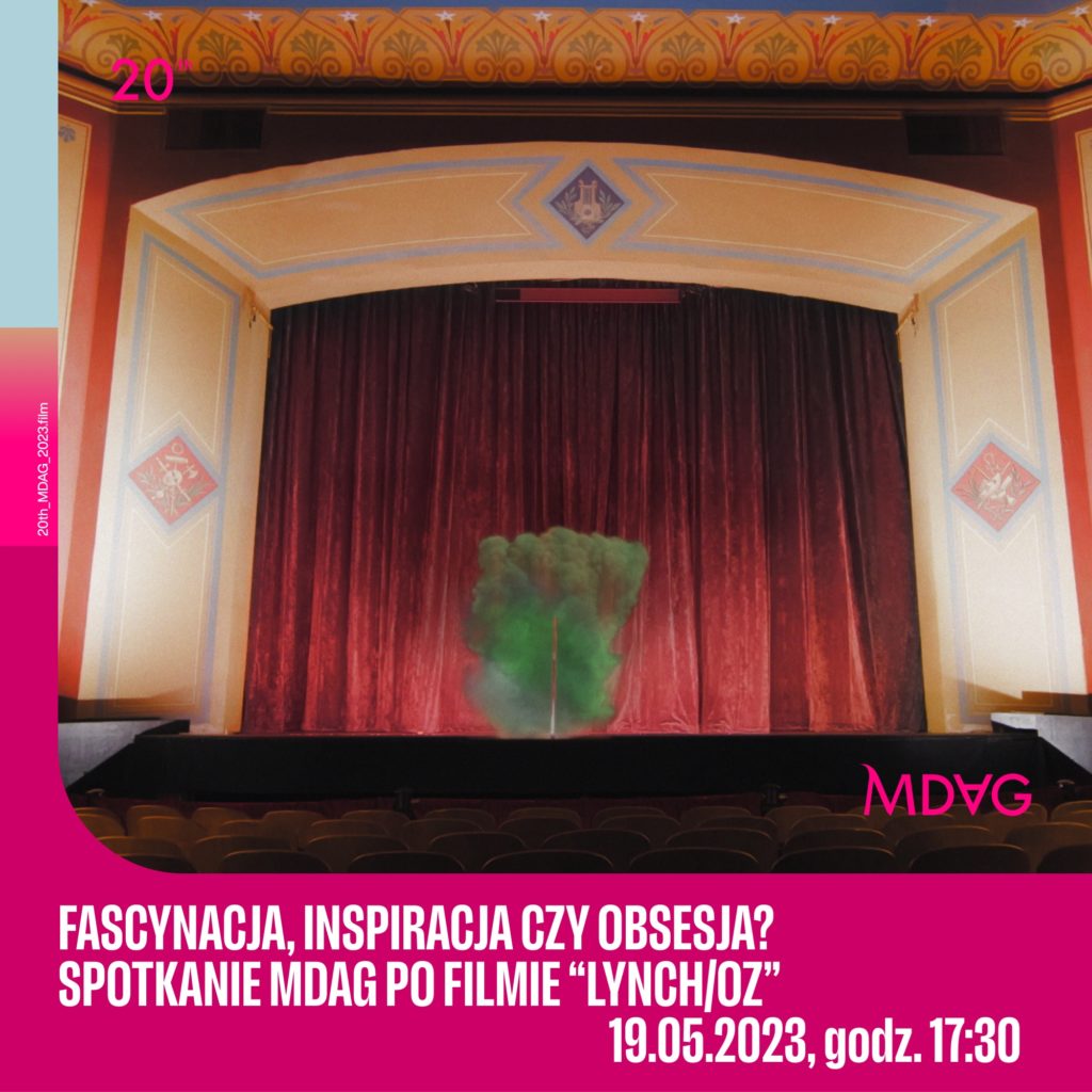 FASCYNACJA, INSPIRACJA CZY OBSESJA? SPOTKANIE po filmie LYNCH/OZ reż. Alexandre O. Phillippe