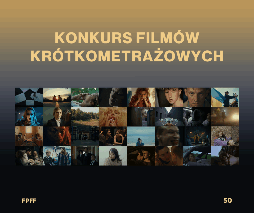Trzy filmy GSF w konkursie filmów krótkometrażowych 50. Festiwalu Polskich Filmów Fabularnych w Gdyni!
